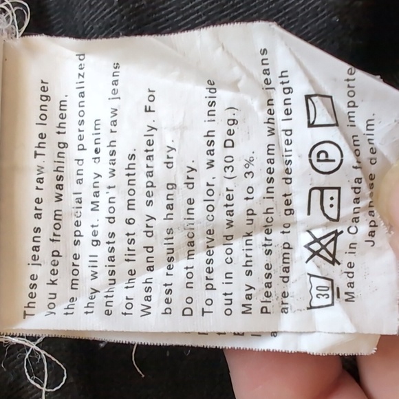 Naked & Famous Denim Super Skinny Charcoal Men's Jeans Size 29 - Picture 7 of 16